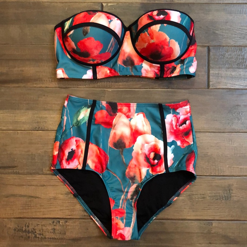ModCloth / HighDive Vintage Two-Piece Swimsuit